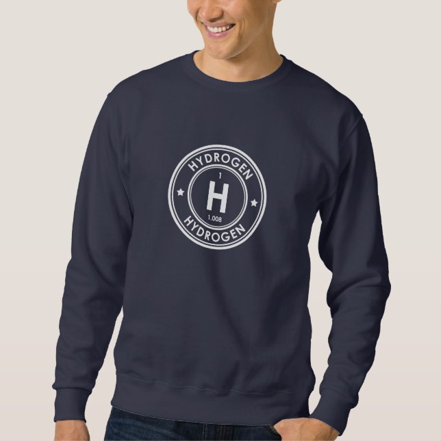Hydrogen Element Blue Sweatshirt (Front)
