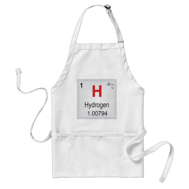 Hydrogen Individual Element of the Periodic Table Standard Apron (Front)