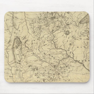 Hydrographical Basin of Mississippi River Mouse Pad
