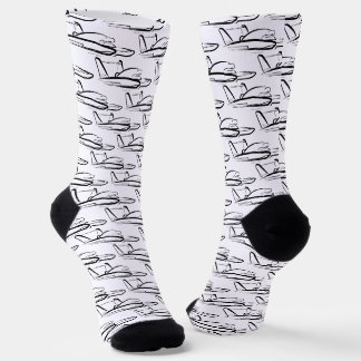 Hydroplane 01 Black Socks