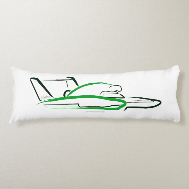 Hydroplane 01 Green Body Cushion (Front)