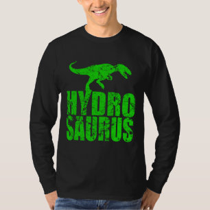 Hydroponics Dinosaur Distressed Indoor Garden Gard T-Shirt