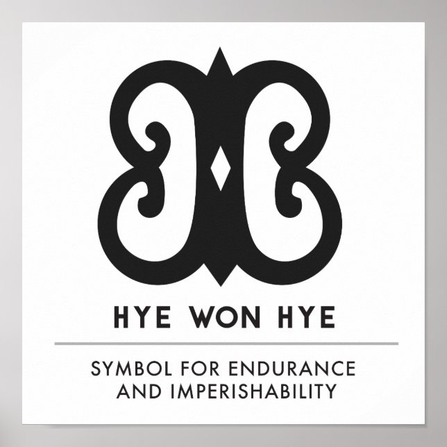 Hye Won Hye | Andikra symbol of Endurance Poster (Front)