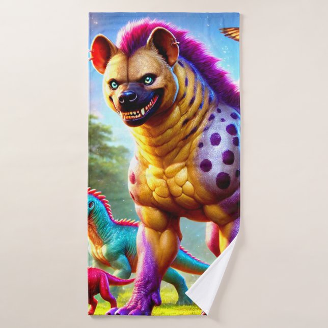Hyena Art Bath Towel (Bath Towel)