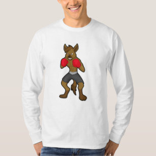 Hyena at Boxing with Boxing gloves T-Shirt