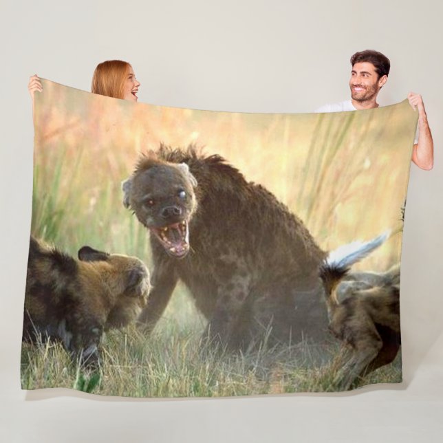 HYENA FLEECE BLANKET (In Situ)