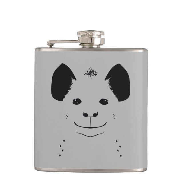 hyena hip flask (Front)