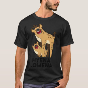 Hyena Lowena Funny Animal Hyena Pun 1 T-Shirt