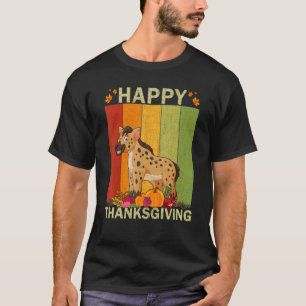 Hyena Retro Graphic Family Matching Thanksgiving T-Shirt