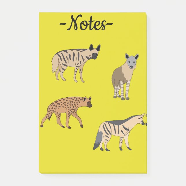 Hyenas Post-it Notes (Front)