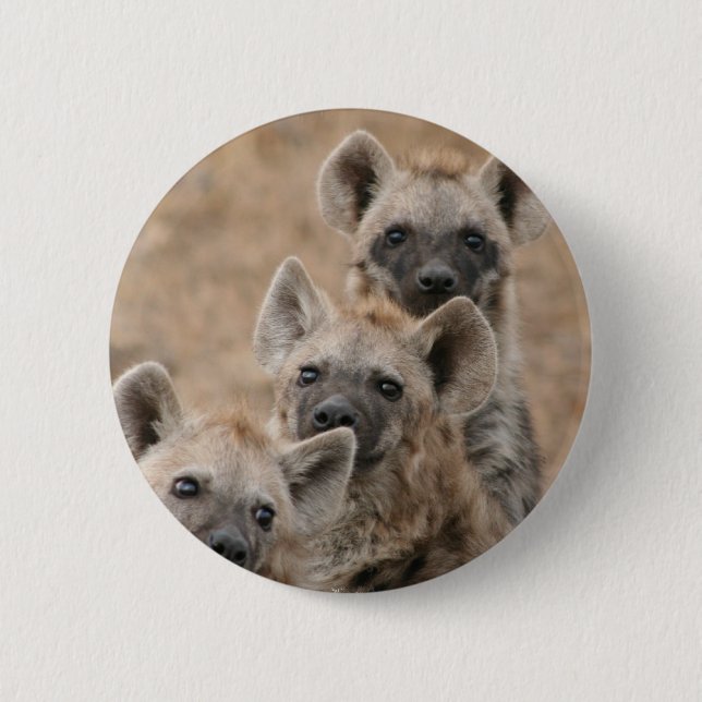 Hyenas Round Button (Front)