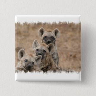 Hyenas Square Pin