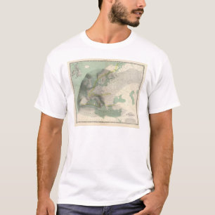 Hyetographic map Europe T-Shirt
