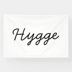 Hygge Black Elegant Banner