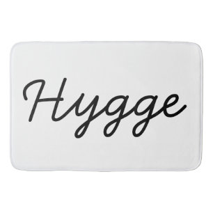 Hygge Black Elegant Bath Mat