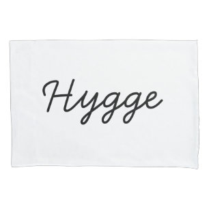 Hygge Black Elegant Pillowcase