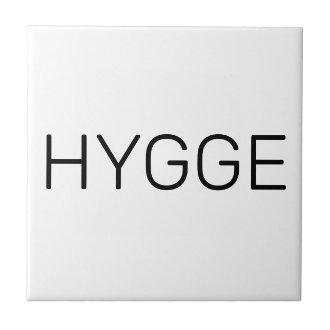 Hygge Black Tile (Front)