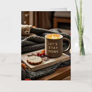 Hygge Cosy Night Celebrate cosy nights Foil Greeting Card