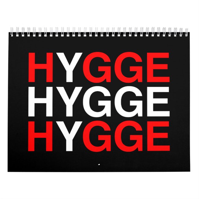 HYGGE Danish Flag Calendar (Cover)