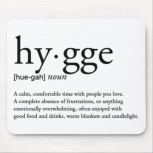Hygge Definition Mouse Pad
