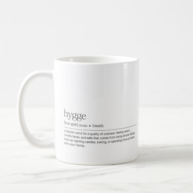 Hygge Definition Mug (Left)