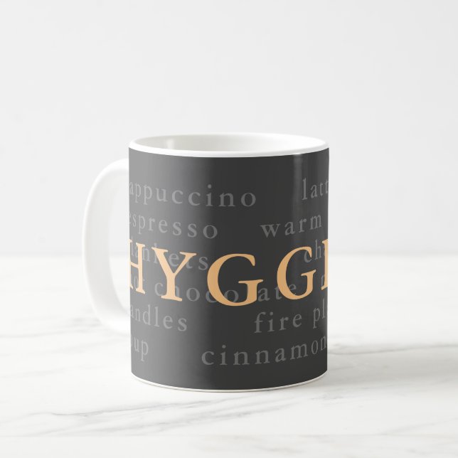Hygge me coffee tea mug (Front Left)