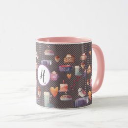 Hygge Mugs Cosy Life Personalised Pretty Folk Art