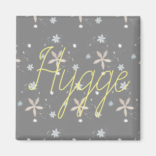 Hygge Snow Flowers Magnet