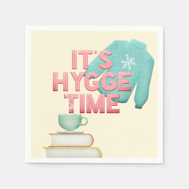 Hygge Time Napkin (Front)