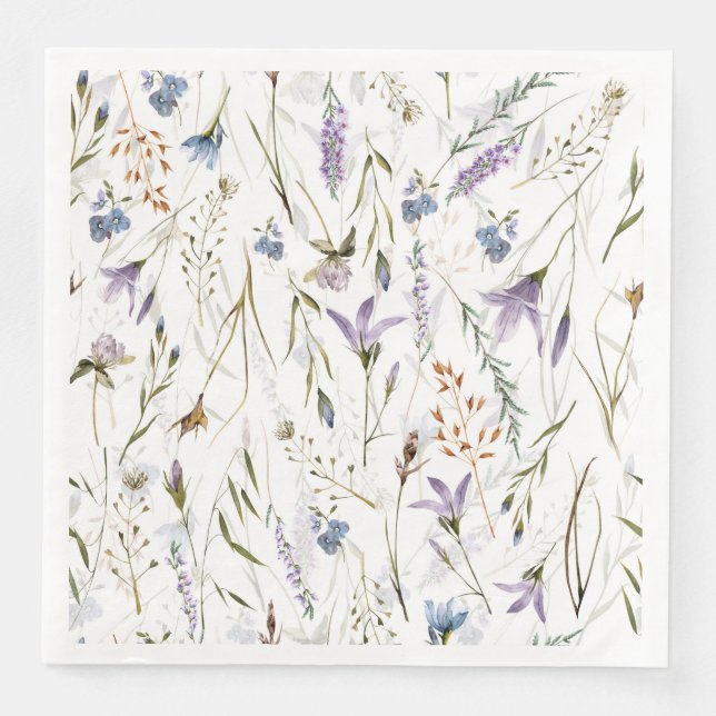 Hygge Wildflowers Meadow Napkin (Front)