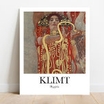 Hygieia by Gustav Klimt Poster<br><div class="desc">Bring a touch of Art Nouveau to your home with this beautiful poster of ‘Hygieia’ by Gustav Klimt. Created in 1901, this painting is a fragment of the larger work ‘Medicine’ which was one of the ceiling paintings for Vienna University. The painting depicts Hygieia, the Greek goddess of health, cleanliness,...</div>