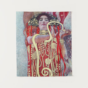 Hygieia by Gustav Klimt  Tapestry