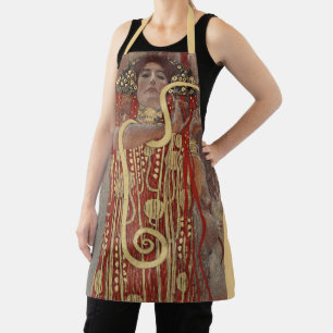 Hygieia by Gustav Klimt, Vintage Art Nouveau Apron