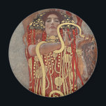 Hygieia by Gustav Klimt, Vintage Art Nouveau Magnet<br><div class="desc">Hygieia (c. 1901) by Gustav Klimt is a vintage Victorian Era Symbolism painting featuring the Greek goddess of hygiene, health, cleanliness, and sanitation along with the Aesculapian snake around her arm and the cup of Lethe in her hand. Hygieia is part of one of three paintings known as “The Faculty...</div>