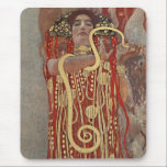 Hygieia by Gustav Klimt, Vintage Art Nouveau Mouse Pad<br><div class="desc">Hygieia (c. 1901) by Gustav Klimt is a vintage Victorian Era Symbolism painting featuring the Greek goddess of hygiene, health, cleanliness, and sanitation along with the Aesculapian snake around her arm and the cup of Lethe in her hand. Hygieia is part of one of three paintings known as “The Faculty...</div>