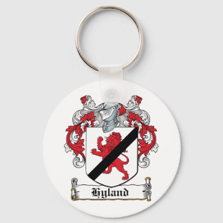 Hyland Family Crest Key Ring