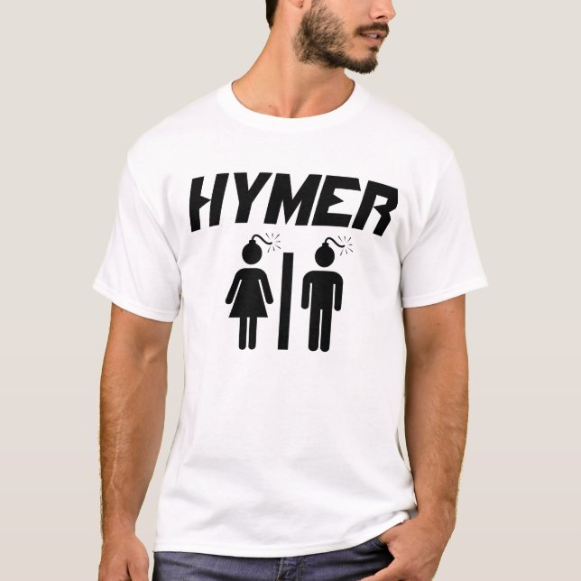 Hymer White Bomb T-Shirt (Front)