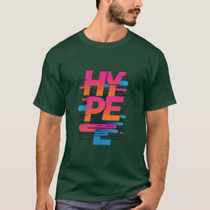 HYPE MODE – Retro Vapour Rush T-Shirt