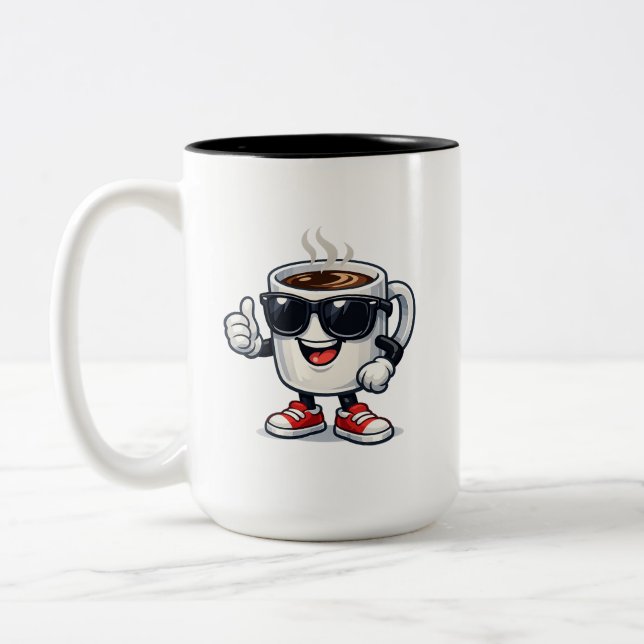 Hyped Up Coffee Cup (Left)