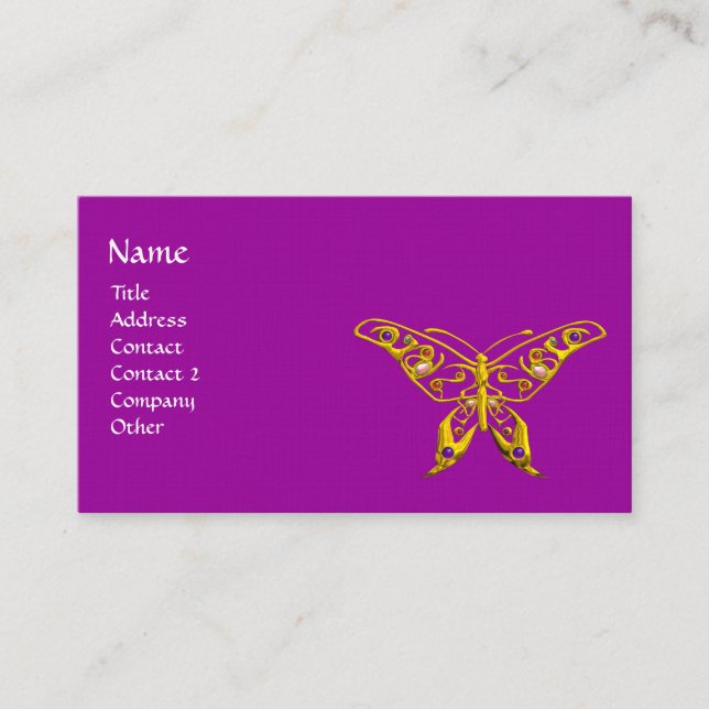 HYPER BUTTERFLY BUSINESS CARD (Front)