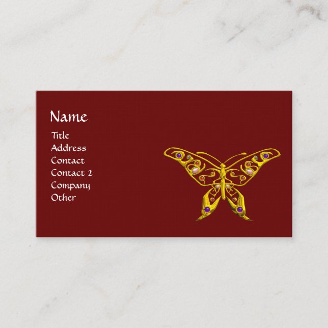 HYPER BUTTERFLY BUSINESS CARD (Front)