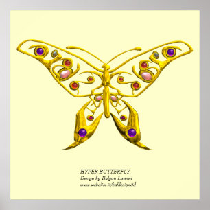 HYPER BUTTERFLY,colossal size Poster