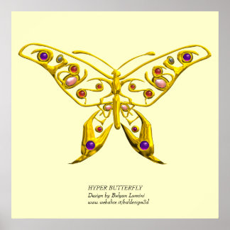 HYPER BUTTERFLY,colossal size Poster