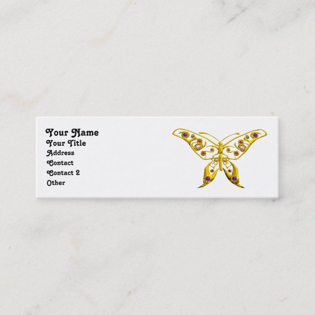 HYPER BUTTERFLY MINI BUSINESS CARD (Front)