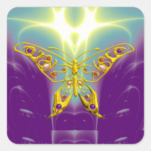 HYPER BUTTERFLY SQUARE STICKER