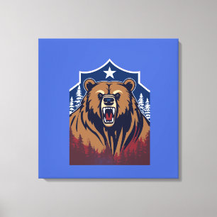 Hyper Detailed Vector Illustration, Ultra Sharp Canvas Print
