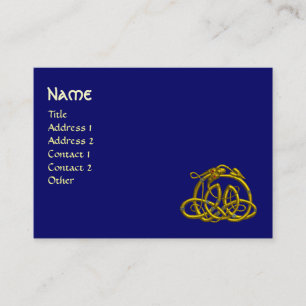 HYPER DRAGON ,blue Business Card