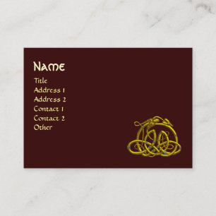 HYPER DRAGON ,brown Business Card