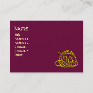 HYPER DRAGON ,purple Business Card