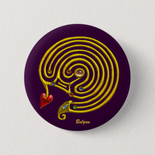 HYPER LABIRINTH 6 CM ROUND BADGE